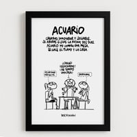 Print Horóscopo firmado  : Acuario