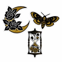 Image 1 of Gothic Collection Sticker Pack – Vinyl Die Cut Matte Stickers