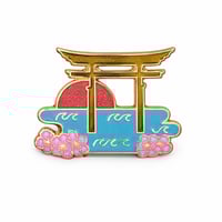 Image 1 of Torii Gate Enamel Pin – Japanese Shrine Symbol Pin