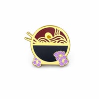 Image 1 of Ramen Enamel Pin – Japanese Noodle Bowl Food Pin