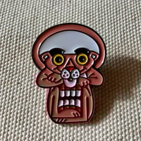 Image 1 of Pink panther skull Pin