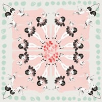 Silk scarf Youki II