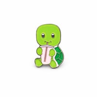 Image 1 of Cute Turtle Soda Enamel Pin – Kawaii Animal Pin