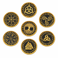 Image 1 of Norse Viking Symbol Patches – Velcro Tactical Embroidered Set