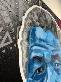 Image 2 of Original Artwork - "United?" Nelson Mandela