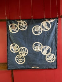 Image 3 of Reserved for Minh/ Boro Blanket with white cotton tassels