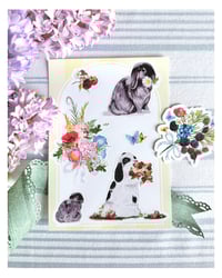 Image 4 of The Spring Collection Sticker & Notebook Envelope : featuring my bun & his friend