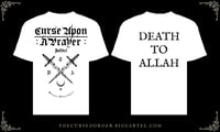 CURSE UPON A PRAYER - D.T.A. t-shirt (White) PRE-ORDER