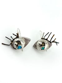 Image 1 of eye earrings 