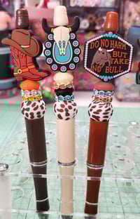 Image 3 of Western Themed Beaded Pens 