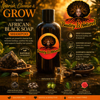 Image 1 of African Black Soap Shampoo 8oz