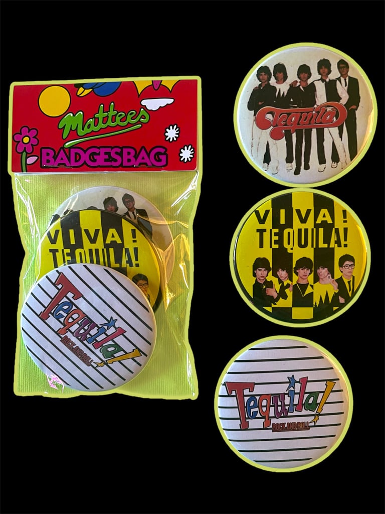 Tequila buttons pack 3