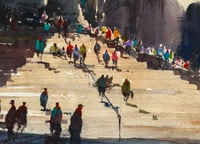 Image 2 of Outside The Met | 14" x 18"