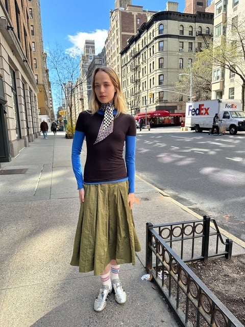 Majestic for Blue Tree Stretchy Layering Tee! - Image 2 of 2
