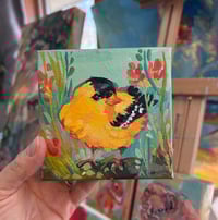 Image 3 of Goldie No. 3 — american goldfinch painting