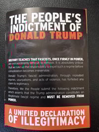 People's Indictment of Donald Trump pamphlet - Bulk