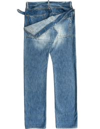 Image 1 of Cabane de Zucca "Double Waist Bucket" Denim - 32