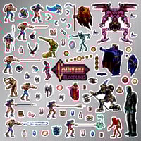 Image 2 of Castlevania: Bloodlines Sticker/Magnet Sets (74 Pieces)