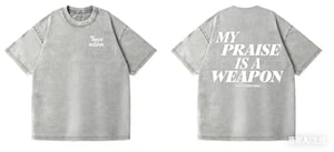 Kids MY PRAISE IS A WEAPON T-shirt