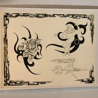 Image 1 of ‘92 Steve Yates Production flash sheet 11x14 