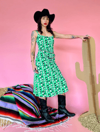 Image 3 of Spaghetti Slip Dress in Sssnakes