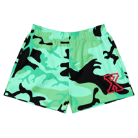 Image 3 of Baja Teal Woodland Camo X Shorts