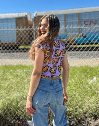 Image 3 of Classic Crew Cheetah Head Tee by Nooworks