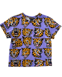Image 6 of Classic Crew Cheetah Head Tee by Nooworks