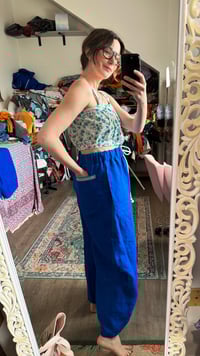 Image 2 of Cobalt Linen Summer Pant Pre-Order