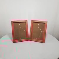 Image 1 of 5x7 Modern Picture Frames, Fluted Face Profile, Sold as a Pair, #987