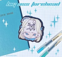 Image 3 of big ass forehead: blue archive sticky notes