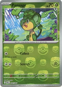 Pansage (Master Ball Pattern) - SV: Black Bolt - Near Mint