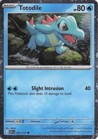 Totodile (Cosmos Holo) - Near Mint