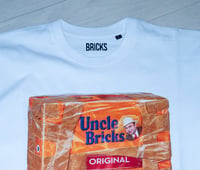 Image 2 of UNCLE BRICKS WHITE T 