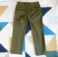Image 7 of Salvatore Ferragamo green cotton chino pants, made in Italy, size 48 (32”)