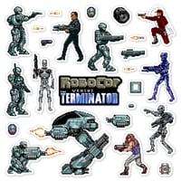 Image 1 of RoboCop versus The Terminator Sticker/Magnet Sets (25 Pieces) 