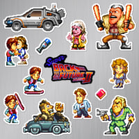 Image 2 of Super Back to the Future Part II Sticker/Magnet Sets (13 Pieces) 