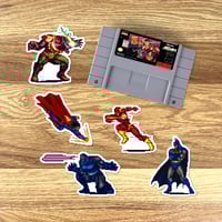 Image 3 of Justice League Task Force Sticker/Magnet Sets (10 Pieces) 