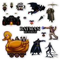Image 1 of Batman Returns Sticker/Magnet Sets (17 Pieces) 