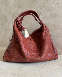 Image 3 of FURLA RUSTY RED LEATHER BAG