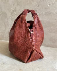 Image 5 of FURLA RUSTY RED LEATHER BAG