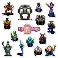 Image 1 of The 7th Saga Sticker Sticker/Magnet Sets (15 Pieces) 