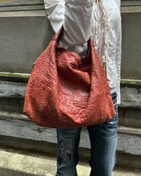 Image 2 of FURLA RUSTY RED LEATHER BAG