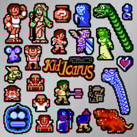 Image 2 of Kid Icarus Sticker/Magnet Sets (25 Pieces) 