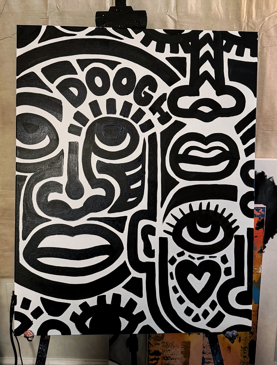 Image of Copy of Faces 11 - ORIGINAL PAINTING 