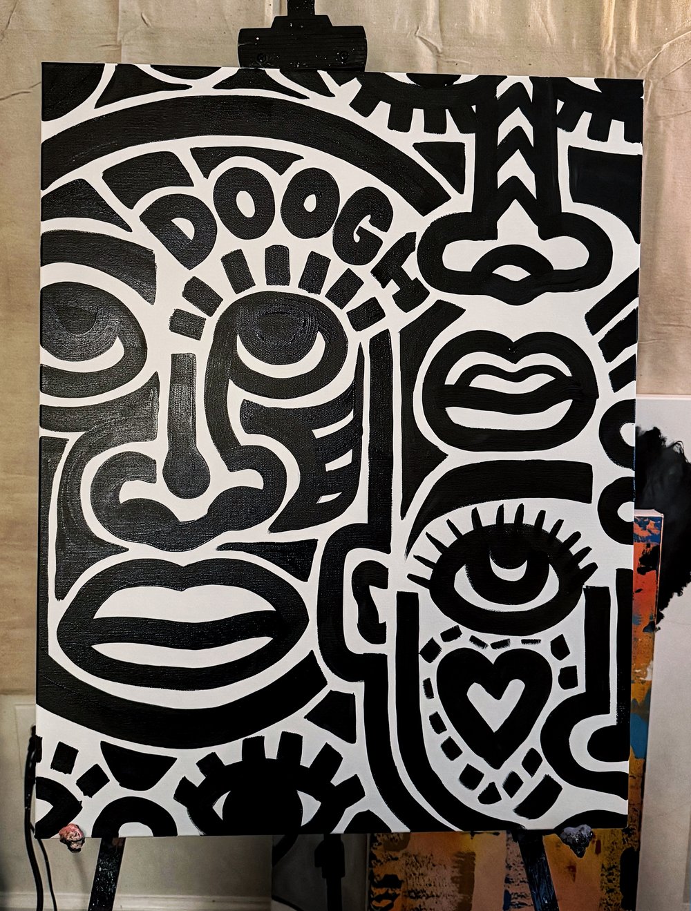 Image of Copy of Faces 11 - Paper print