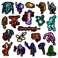 Image 1 of Wizardry: Proving Grounds of the Mad Overlord Sticker/Magnet Sets (20 Pieces) 