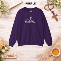 Image 4 of Faith Over Fear Crewneck Sweatshirt