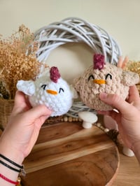 Image 1 of Handmade crochet plush chicken