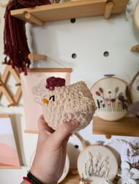 Image 4 of Handmade crochet plush chicken